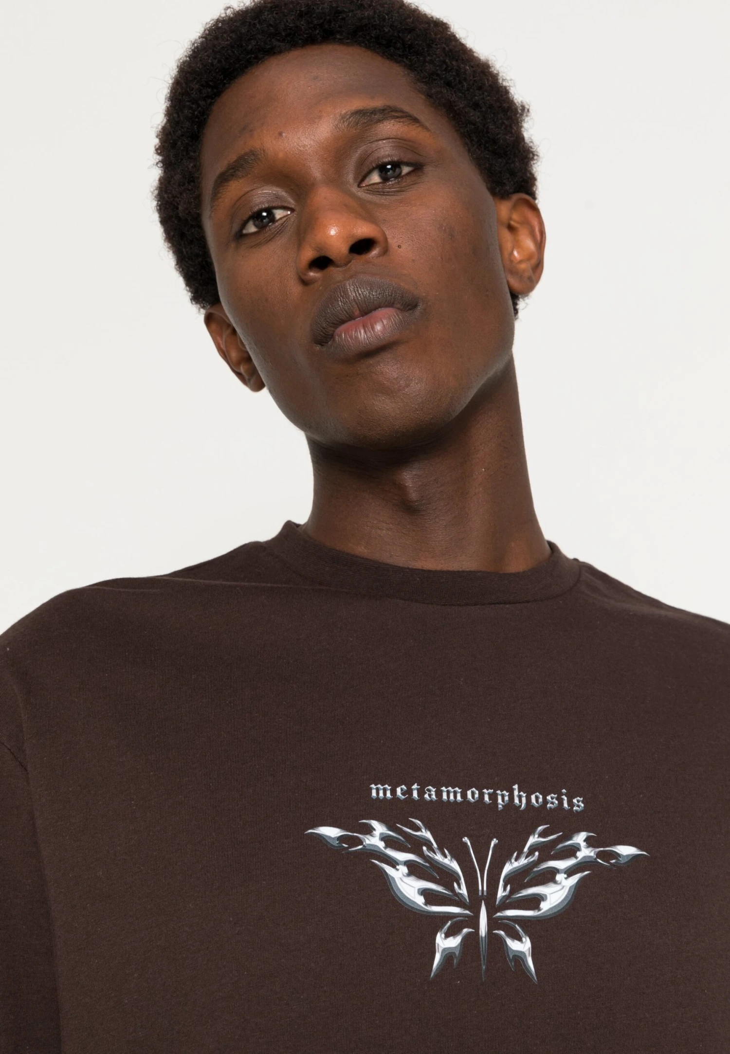 YOURTURN Unisex - T-Shirt Print -Dark Brown 7 YOURTURN Unisex - T-Shirt Print -Dark Brown - Afbeelding 5