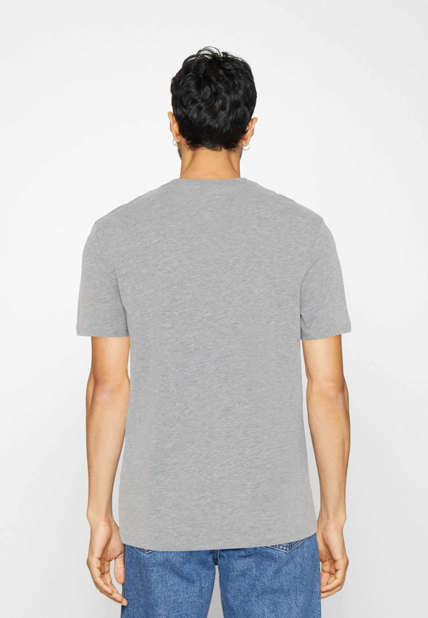 Pier One 3 Pack - T-Shirt Basic - Mottled Light Grey/Pink/Black 5 Pier One 3 Pack - T-Shirt Basic - Mottled Light Grey/Pink/Black - Afbeelding 3