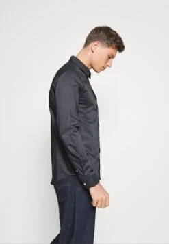 Pier One Overhemd -Blue Grey -Mode Herenkleding Winkel 0cd407578f95494186af124479c82f9b