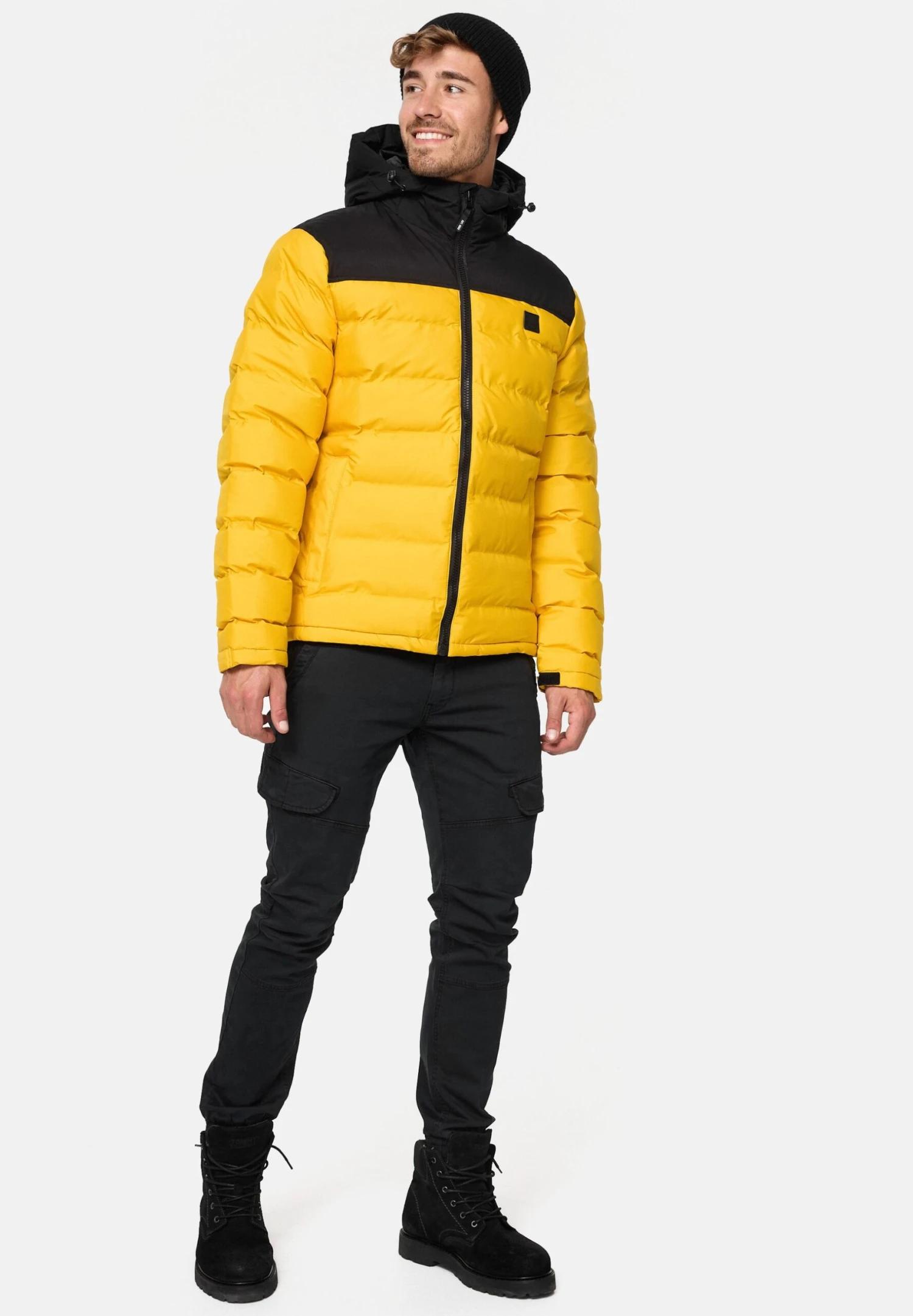 Indicode Jeans Stepp Eberhardy - Winterjas - Lemon Pie 4 Indicode Jeans Stepp Eberhardy - Winterjas - Lemon Pie - Afbeelding 2