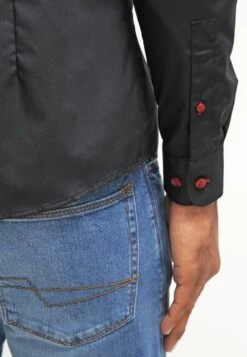 Pier One Overhemd - Black/Red -Mode Herenkleding Winkel 1cc26882c4194d1486a01c69112de5b1