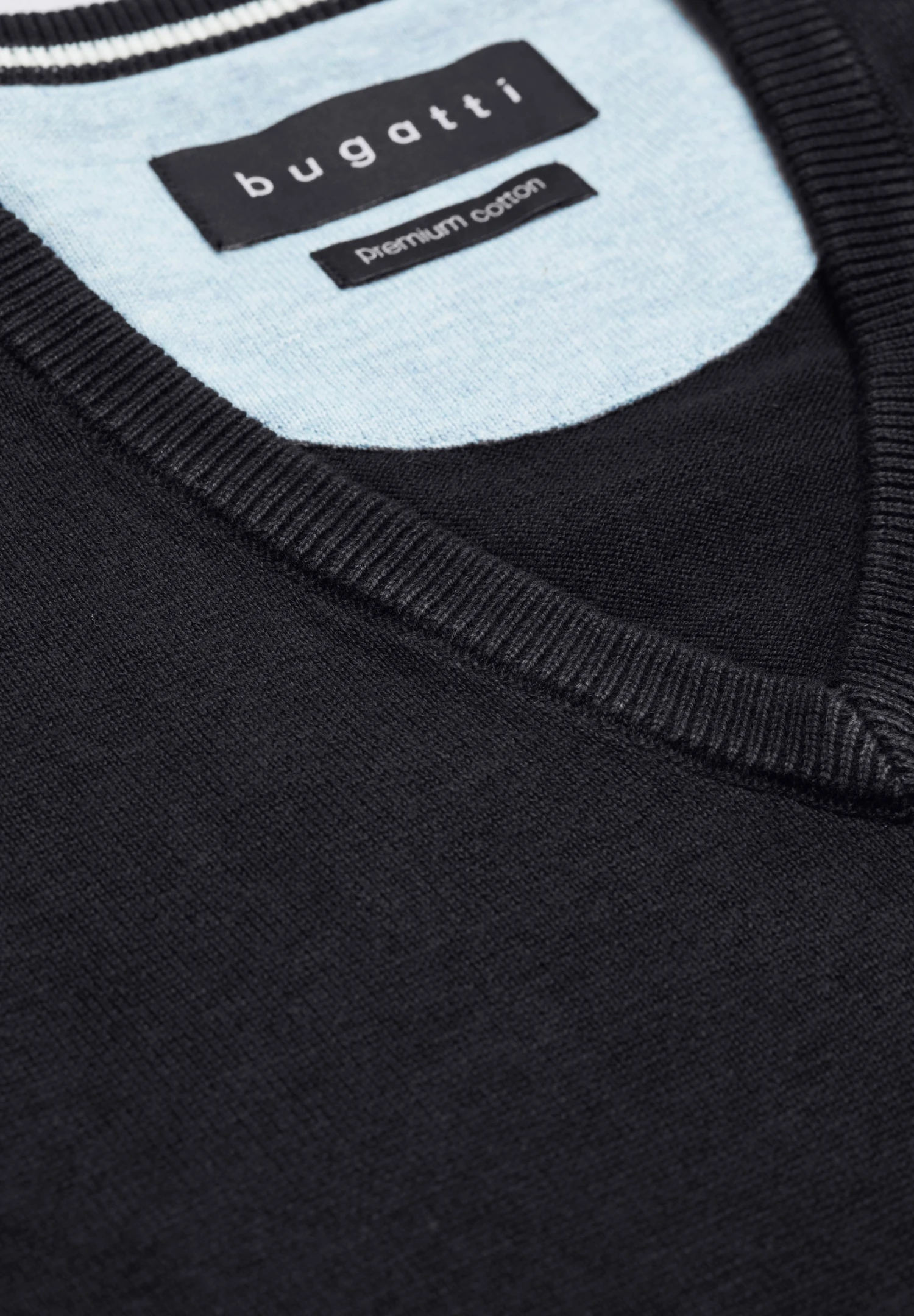 Bugatti V-Neck - Trui - Marine 8 Bugatti V-Neck - Trui - Marine - Afbeelding 6