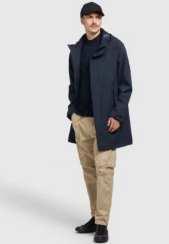 Khujo York - Regenjas - Dunkelblau -Mode Herenkleding Winkel 229ad27656d04cdbbce4472a8104c5ef