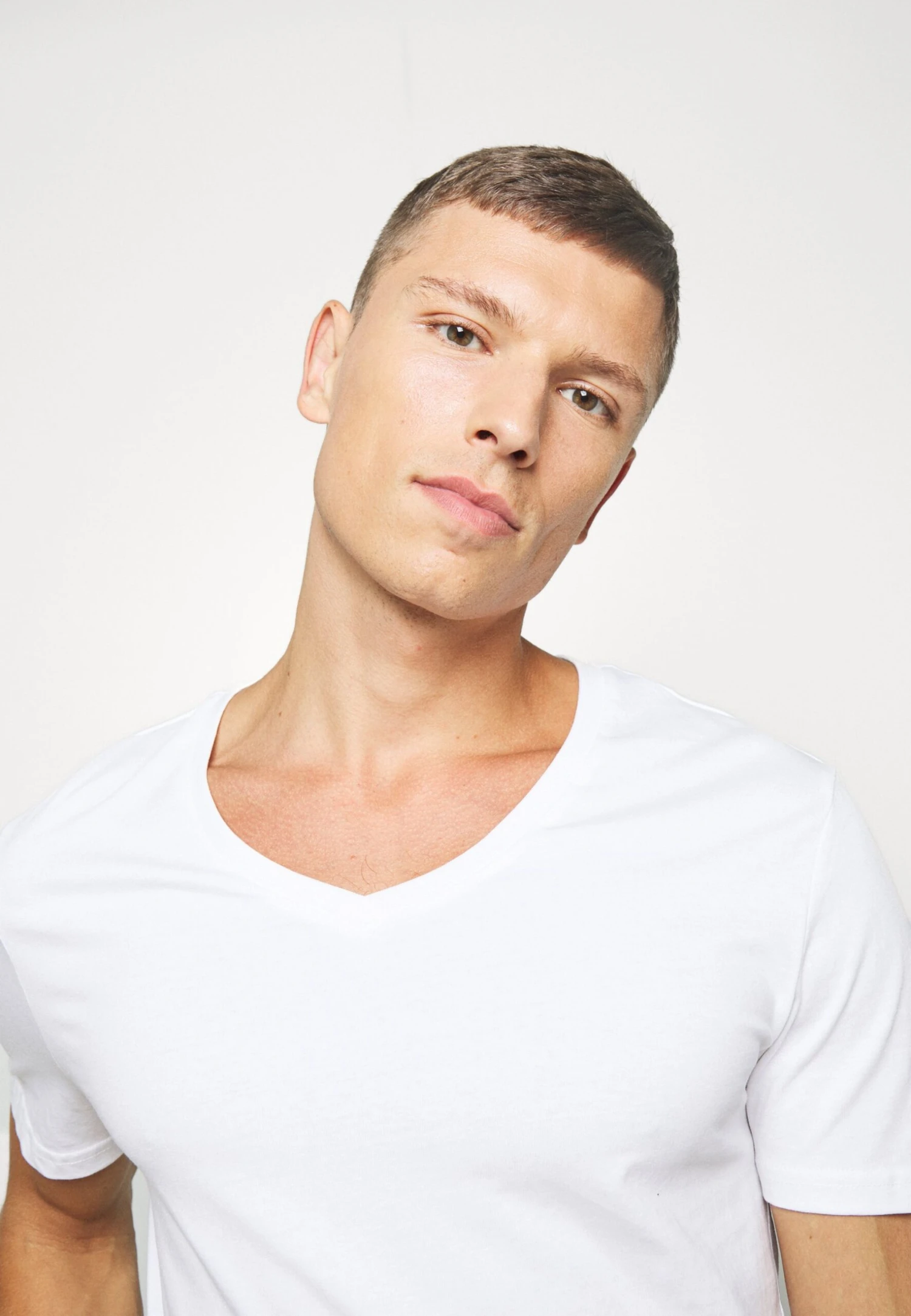 Pier One 2 Pack - T-Shirt Basic - White 6 Pier One 2 Pack - T-Shirt Basic - White - Afbeelding 4