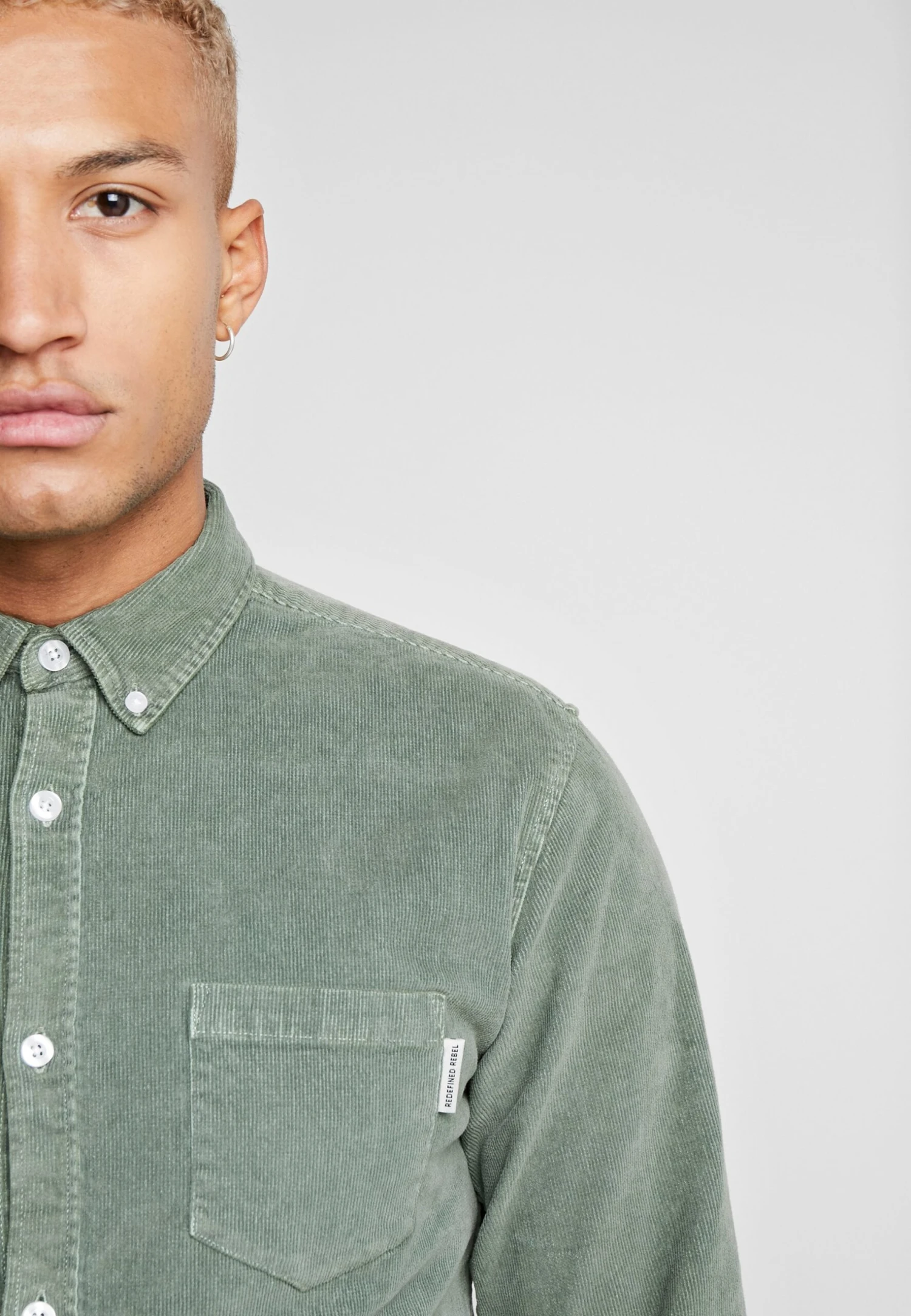 Redefined Rebel Rrpark- Overhemd - Duck Green 8 Redefined Rebel Rrpark- Overhemd - Duck Green - Afbeelding 6