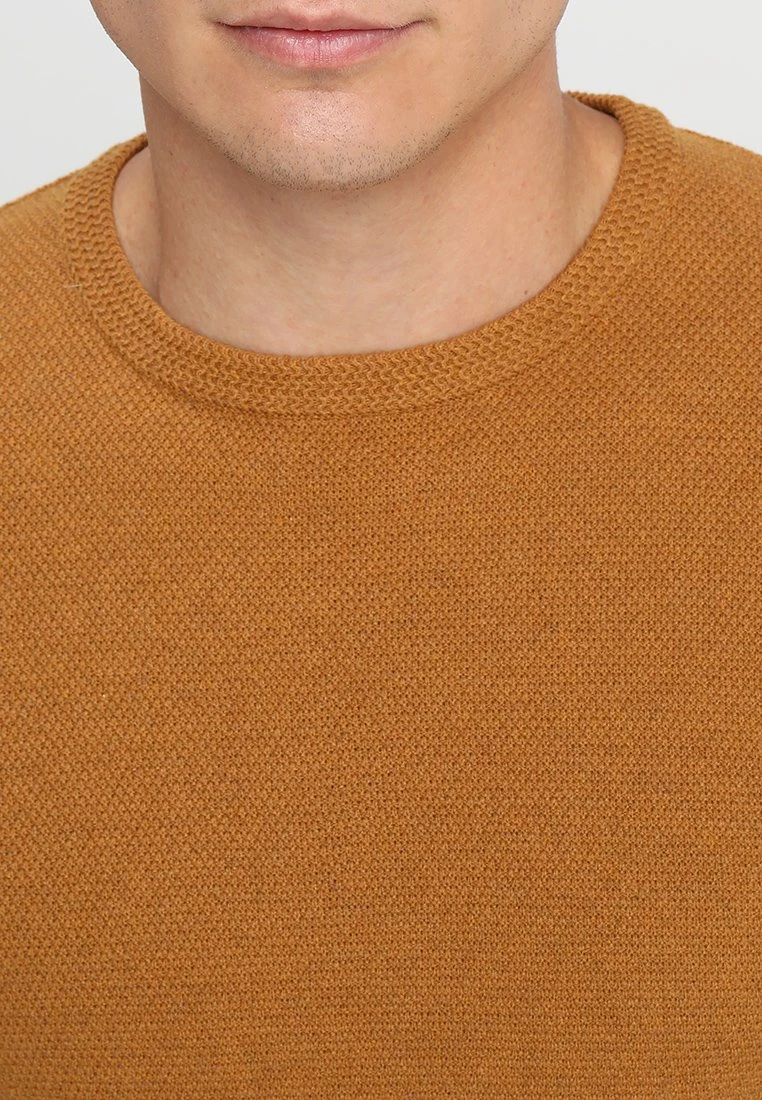 Pier One Trui - Mottled Dark Yellow 6 Pier One Trui - Mottled Dark Yellow - Afbeelding 4