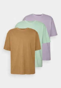 YOURTURN 3Pack Unisex - T-Shirt Basic - Light Green/Lilac/Light Brown 16 YOURTURN 3Pack Unisex - T-Shirt Basic - Light Green/Lilac/Light Brown -Mode Herenkleding Winkel 2ed8114ce3474a2bb4c76e33887aa7fd