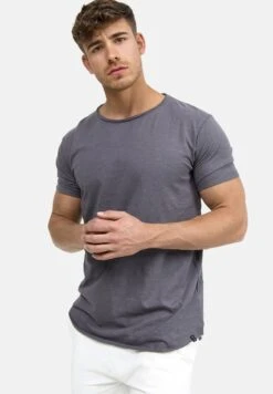 Indicode Jeans Wilbur - T-Shirt Print - Grau 10 Indicode Jeans Wilbur - T-Shirt Print - Grau -Mode Herenkleding Winkel 3580f3fb105d466a887861d487cf24e0