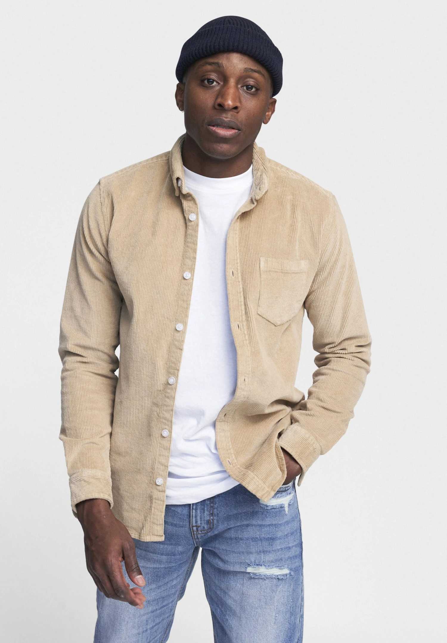 Redefined Rebel Sean - Overhemd - Travertine 3 Redefined Rebel Sean - Overhemd - Travertine