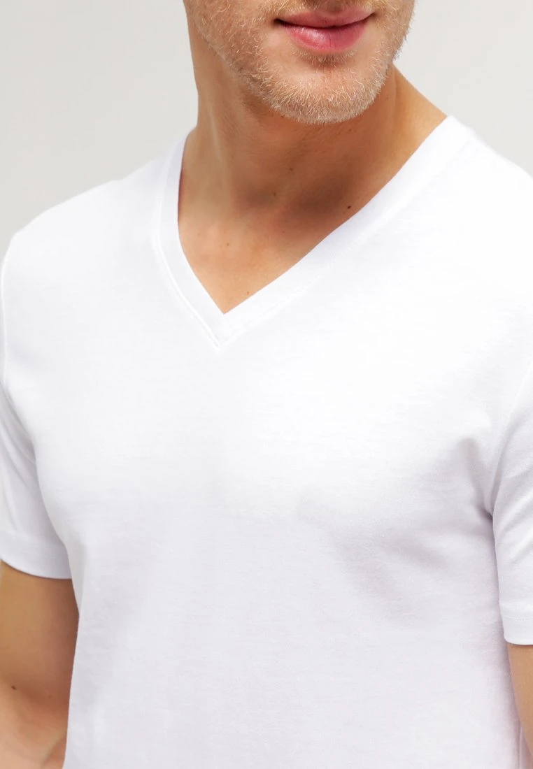 Pier One 2 Pack - T-Shirt Basic - White/Black 7 Pier One 2 Pack - T-Shirt Basic - White/Black - Afbeelding 5