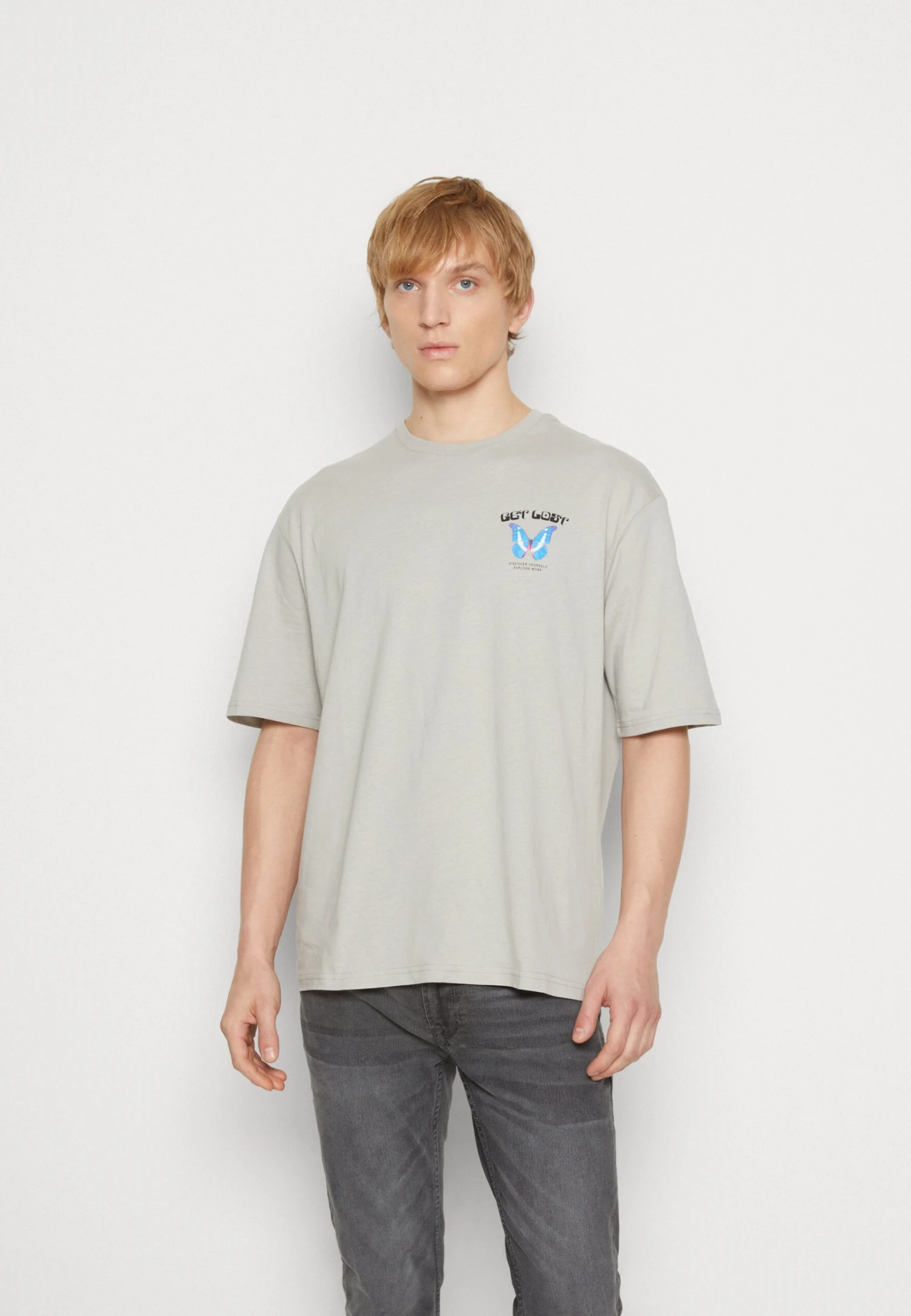 YOURTURN Get Lost Tee Unisex - T-Shirt Print - Grey 3 YOURTURN Get Lost Tee Unisex - T-Shirt Print - Grey