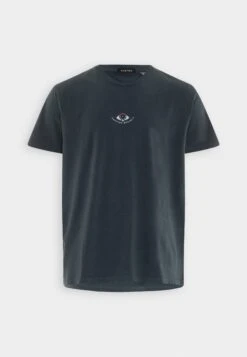 Kaotiko Washed Free Your Mind Unisex - T-Shirt Print - Navy -Mode Herenkleding Winkel 58d7d366f6484c3fbd91d3d5983695ba