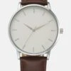 Pier One Horloge - Brown/Silvercoloured -Mode Herenkleding Winkel 5cbea6e04e1b42edbfeb17dce23c134e