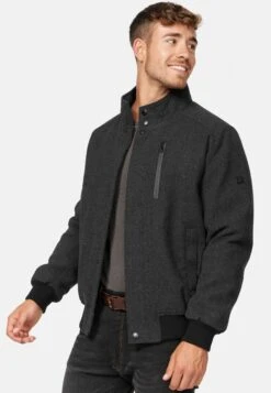 Indicode Jeans Bob - Jas - Mini Herringbone Black -Mode Herenkleding Winkel 5e17a560df92453b895c0c6d385f3b70