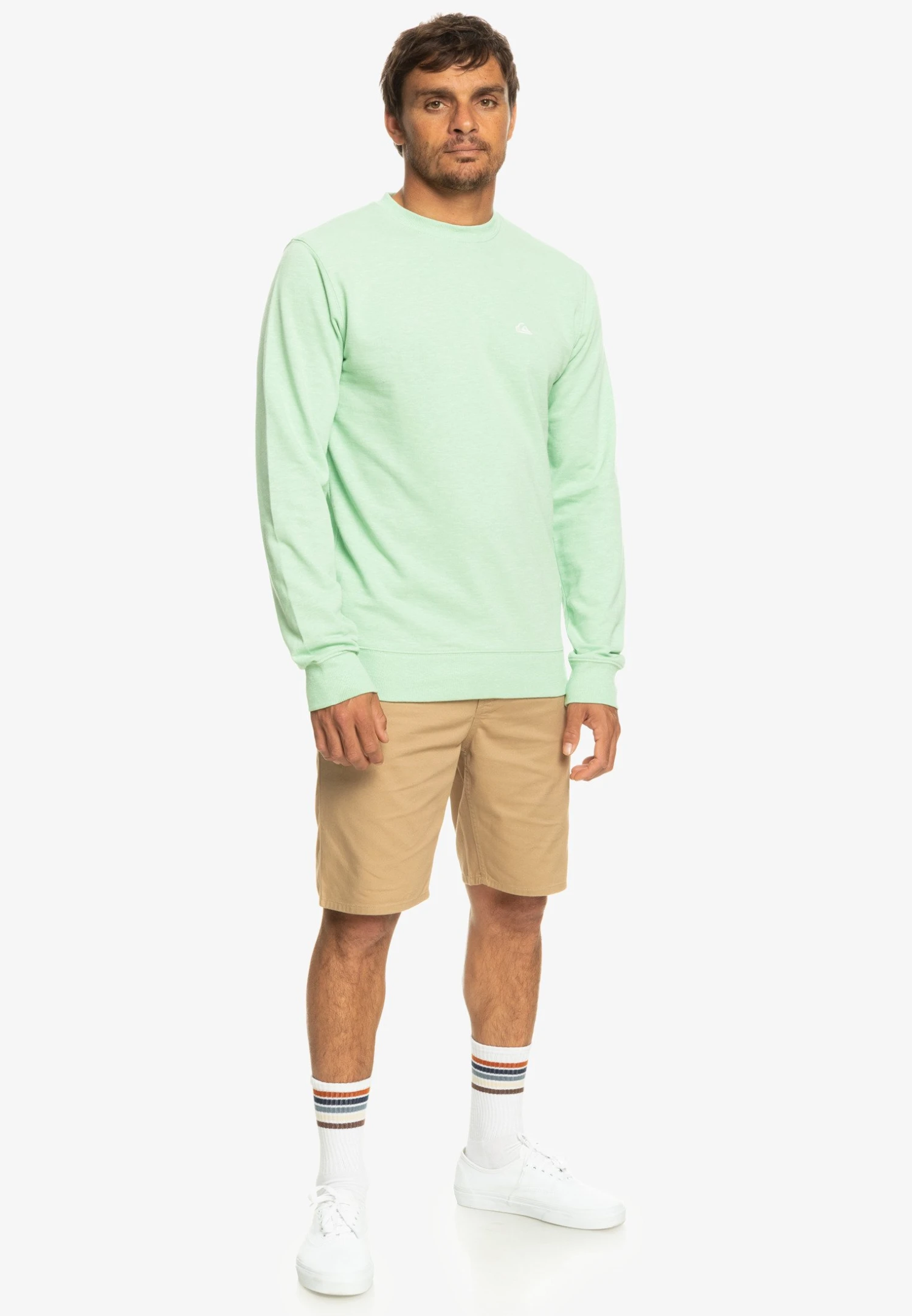 Quiksilver Bayrise Eqyft04763 - Sweater - Sprucestone Bayrise 4 Quiksilver Bayrise Eqyft04763 - Sweater - Sprucestone Bayrise - Afbeelding 2