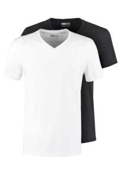 Pier One 2 Pack - T-Shirt Basic - White/Black 13 Pier One 2 Pack - T-Shirt Basic - White/Black -Mode Herenkleding Winkel 7f713aa7d0cf4680ab0acb77eb634838