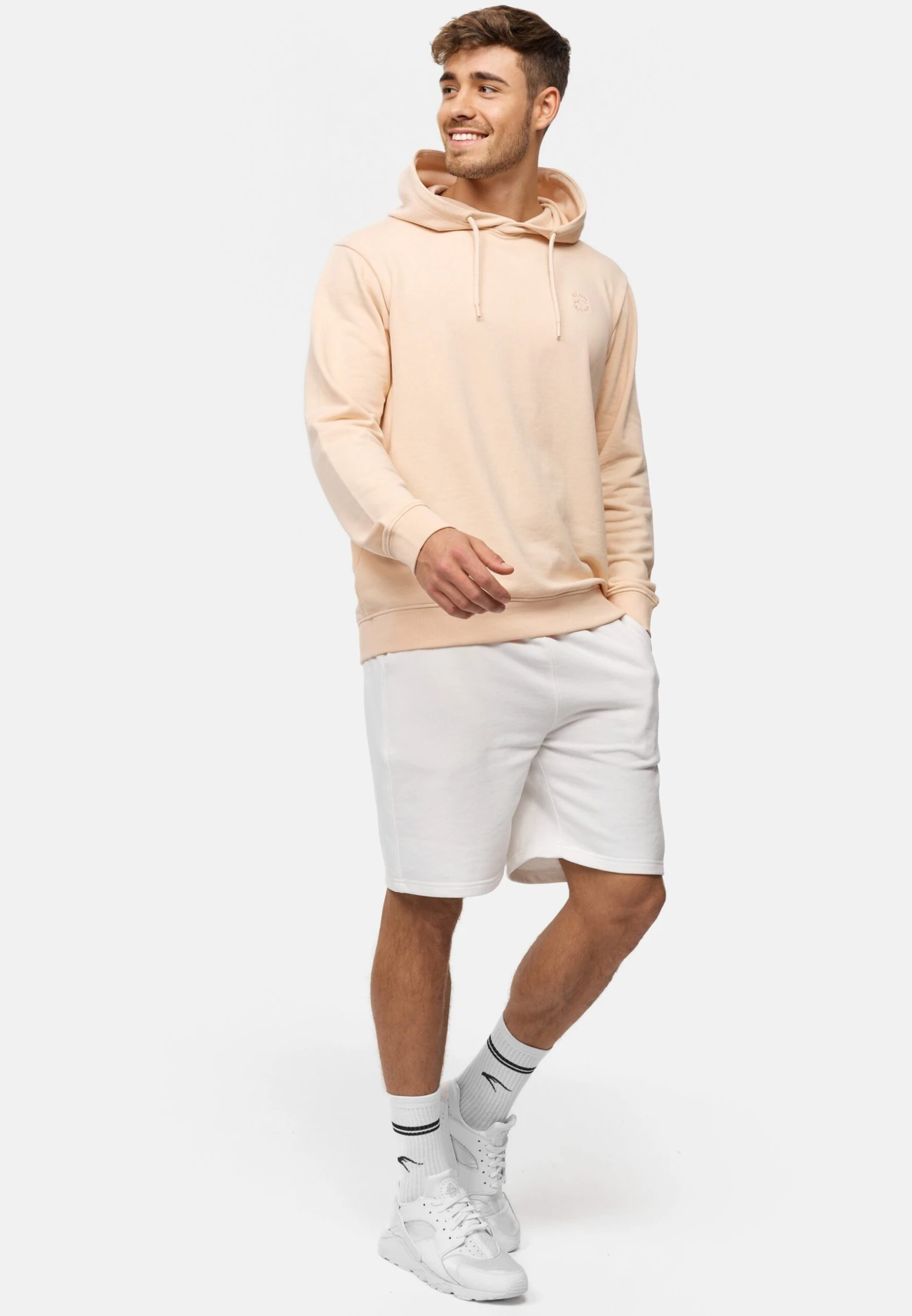 Indicode Jeans Simpson - Hoodie - Pale Peach 4 Indicode Jeans Simpson - Hoodie - Pale Peach - Afbeelding 2