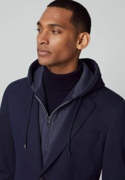 Hackett London Sports W Hooded Bib - Blazer - Navy Blue -Mode Herenkleding Winkel 91a30cf6ce8047fe85f7d306db770724
