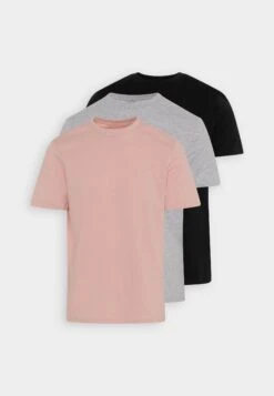Pier One 3 Pack - T-Shirt Basic - Mottled Light Grey/Pink/Black 15 Pier One 3 Pack - T-Shirt Basic - Mottled Light Grey/Pink/Black -Mode Herenkleding Winkel 99867f7702c549b5b66de9a87bff9eae
