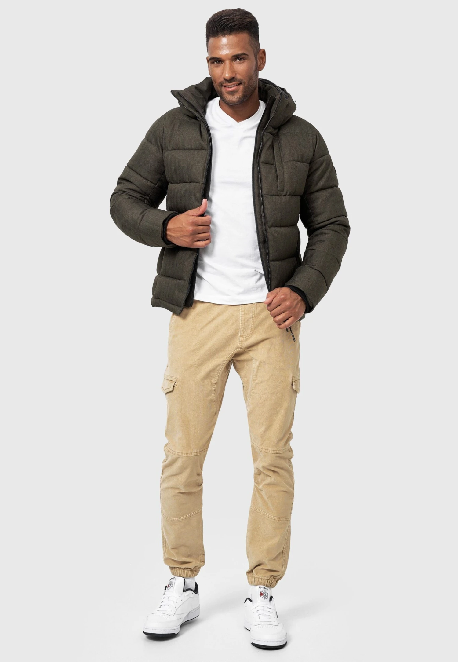 Indicode Jeans Hebert - Winterjas - Army 4 Indicode Jeans Hebert - Winterjas - Army - Afbeelding 2