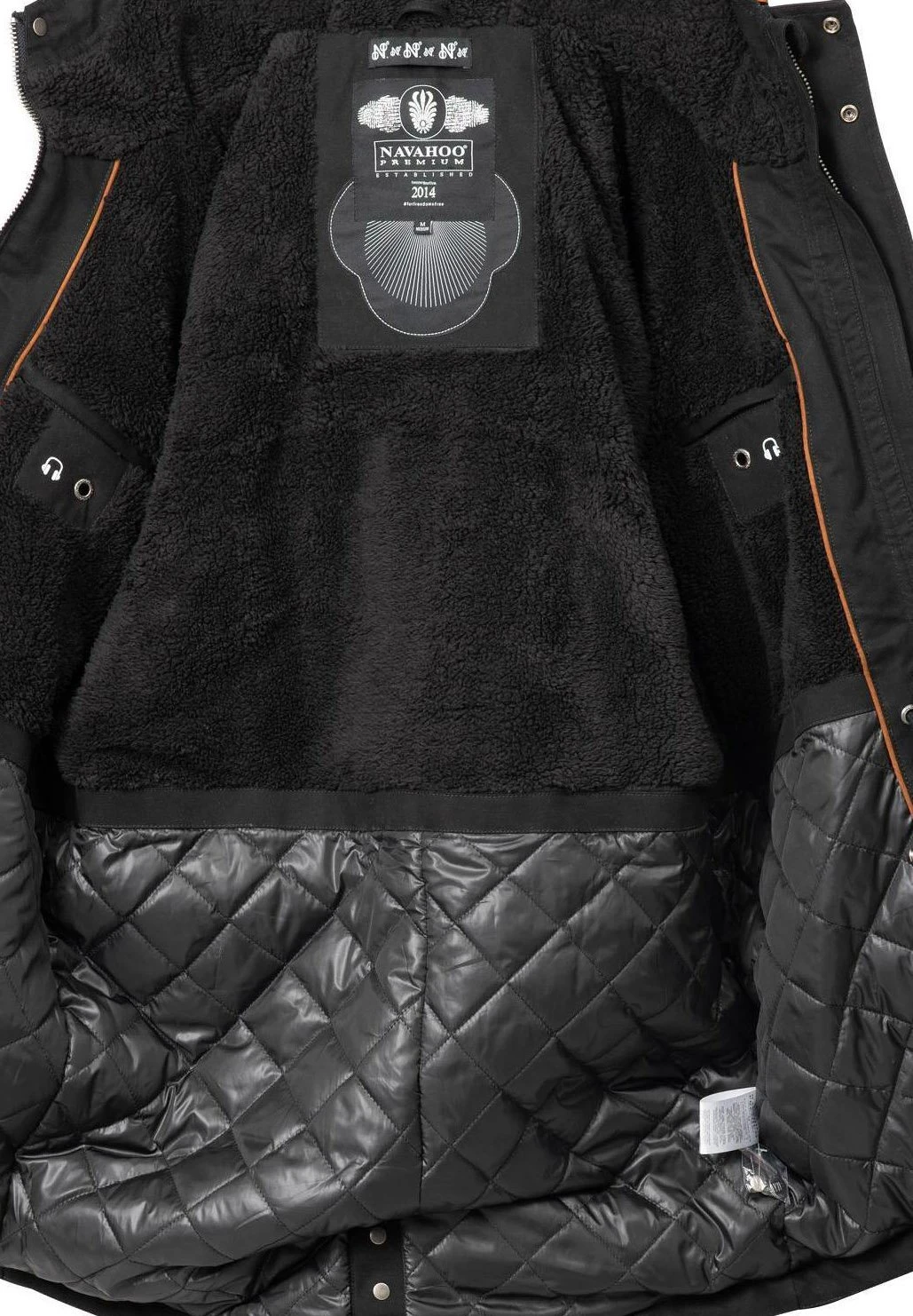 Navahoo Manaka - Winterjas - Schwarz 6 Navahoo Manaka - Winterjas - Schwarz - Afbeelding 4