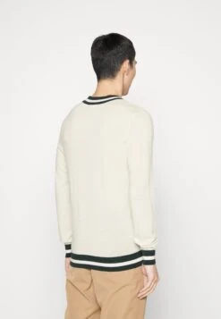 Hackett London Contrast Trim V Neck - Vest - Ecru/Green 9 Hackett London Contrast Trim V Neck - Vest - Ecru/Green -Mode Herenkleding Winkel b34077b6bb7e4dc3a98b9e441be1aa8a