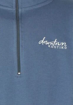 Kaotiko Crew Jean Bahamas - Sweater Met Rits - Prusia/Grey/Beige 7 Kaotiko Crew Jean Bahamas - Sweater Met Rits - Prusia/Grey/Beige -Mode Herenkleding Winkel cca33423d6b442898bfe7f2565a6d8b3