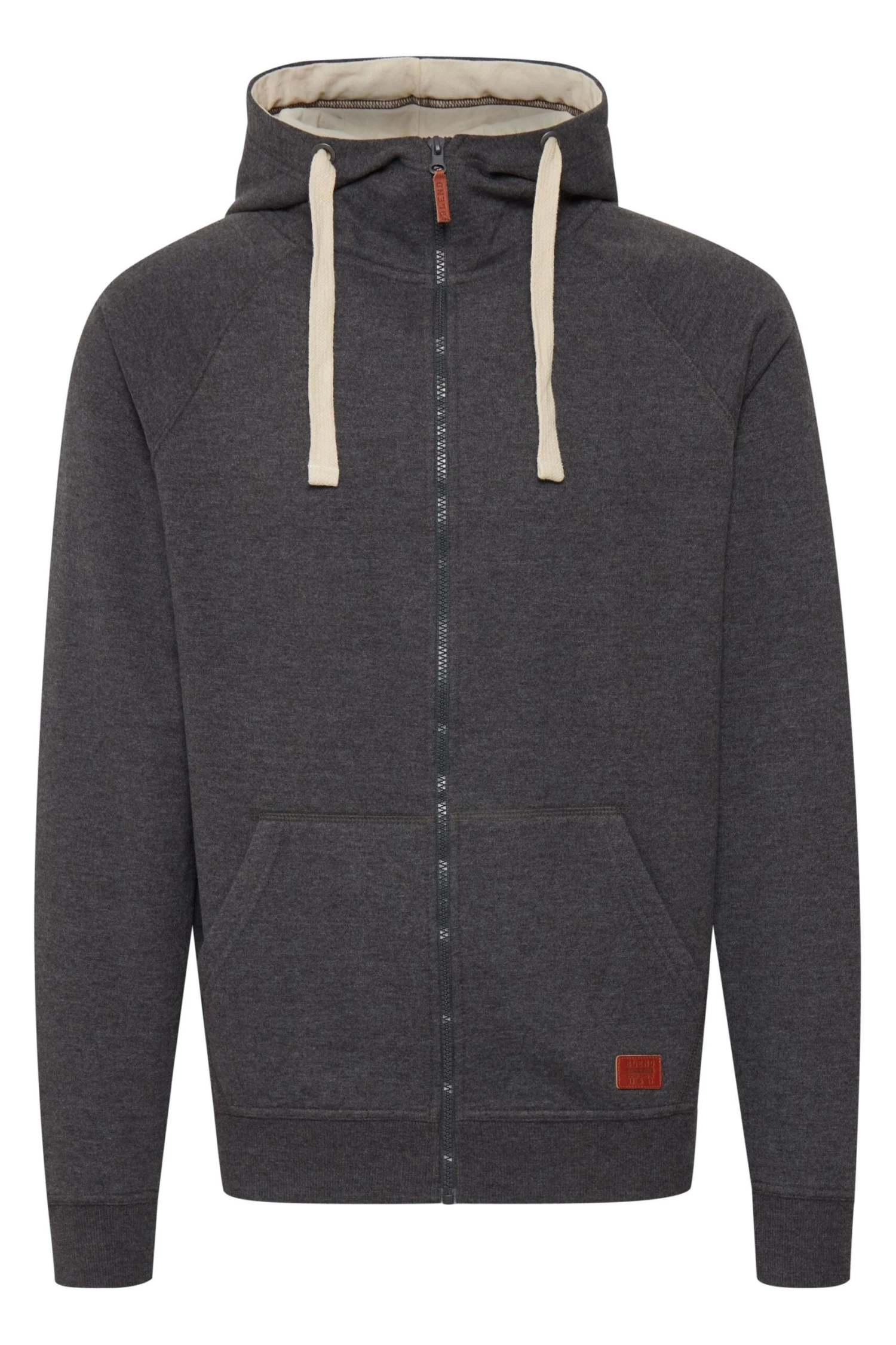 Blend Bhspeedy - Sweater Met Rits - Charcoal 6 Blend Bhspeedy - Sweater Met Rits - Charcoal - Afbeelding 5