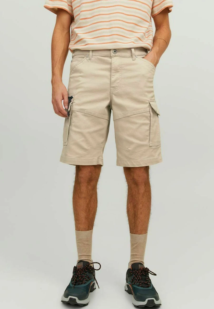 Jack & Jones Unifarbene Dex Mit Cargotaschen - Shorts - Oxford Tan 3 Jack & Jones Unifarbene Dex Mit Cargotaschen - Shorts - Oxford Tan