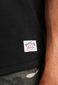 Pier One Garment Tee - T-Shirt Basic - Black -Mode Herenkleding Winkel d7d65e25c1034ac4a390973ab6342d9a