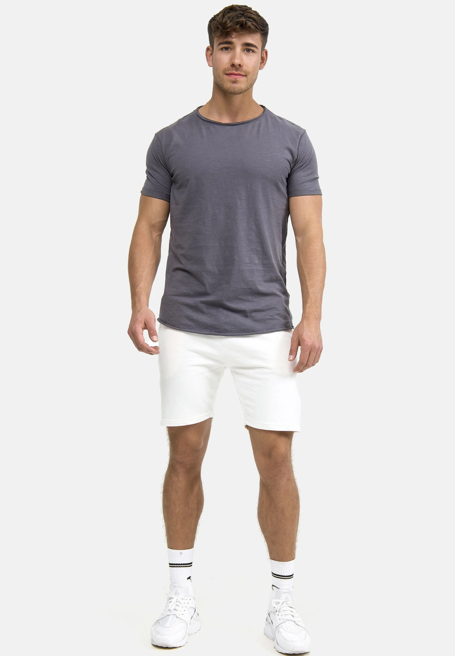 Indicode Jeans Wilbur - T-Shirt Print - Grau 4 Indicode Jeans Wilbur - T-Shirt Print - Grau - Afbeelding 2