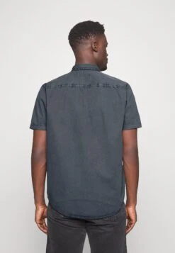 Pier One Overhemd - Blue-Grey -Mode Herenkleding Winkel de6eac676ffe49579f368c1daedeaca4