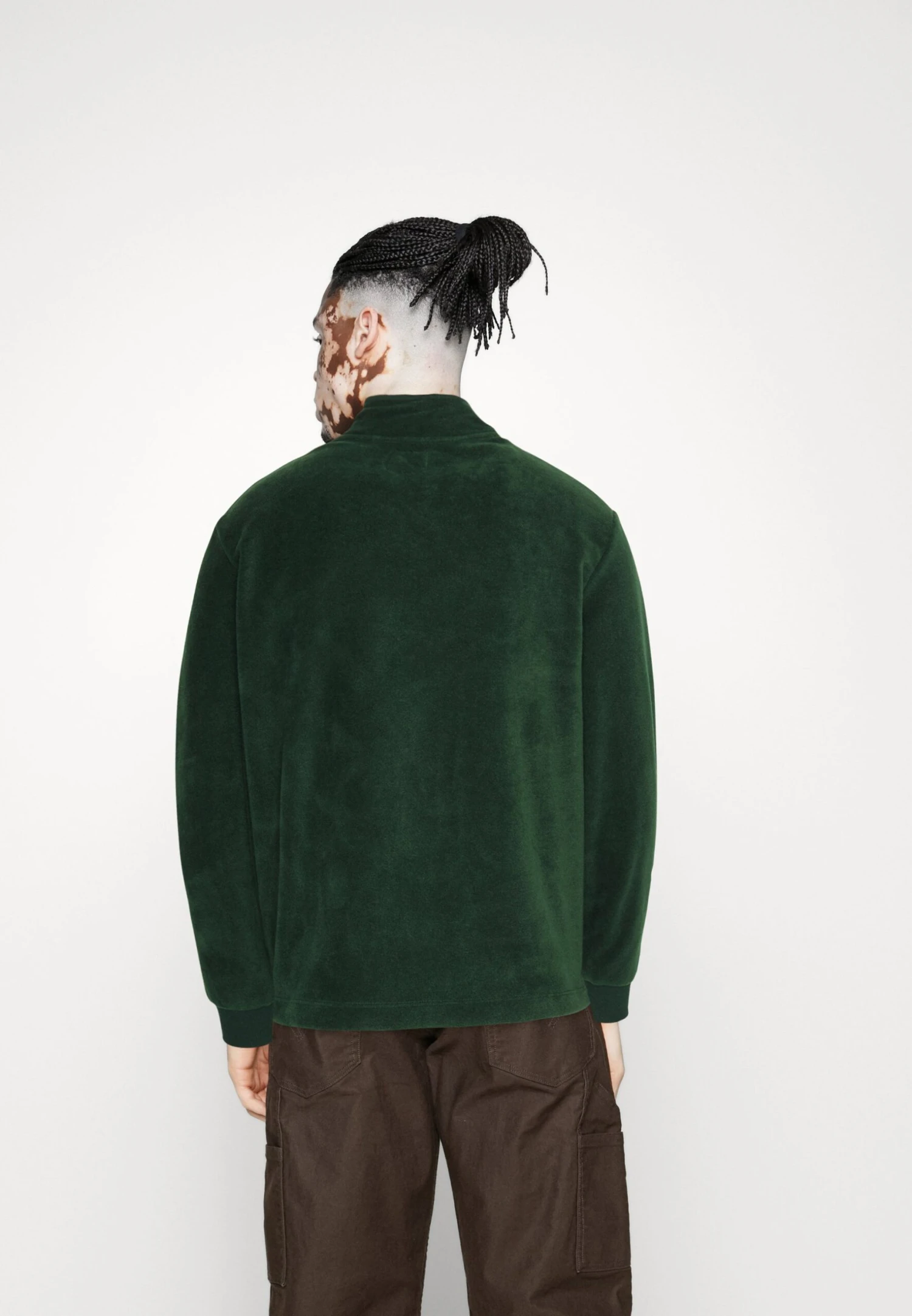 Lyle & Scott Quarter Zip - Fleece Trui - Dark Green 5 Lyle & Scott Quarter Zip - Fleece Trui - Dark Green - Afbeelding 3