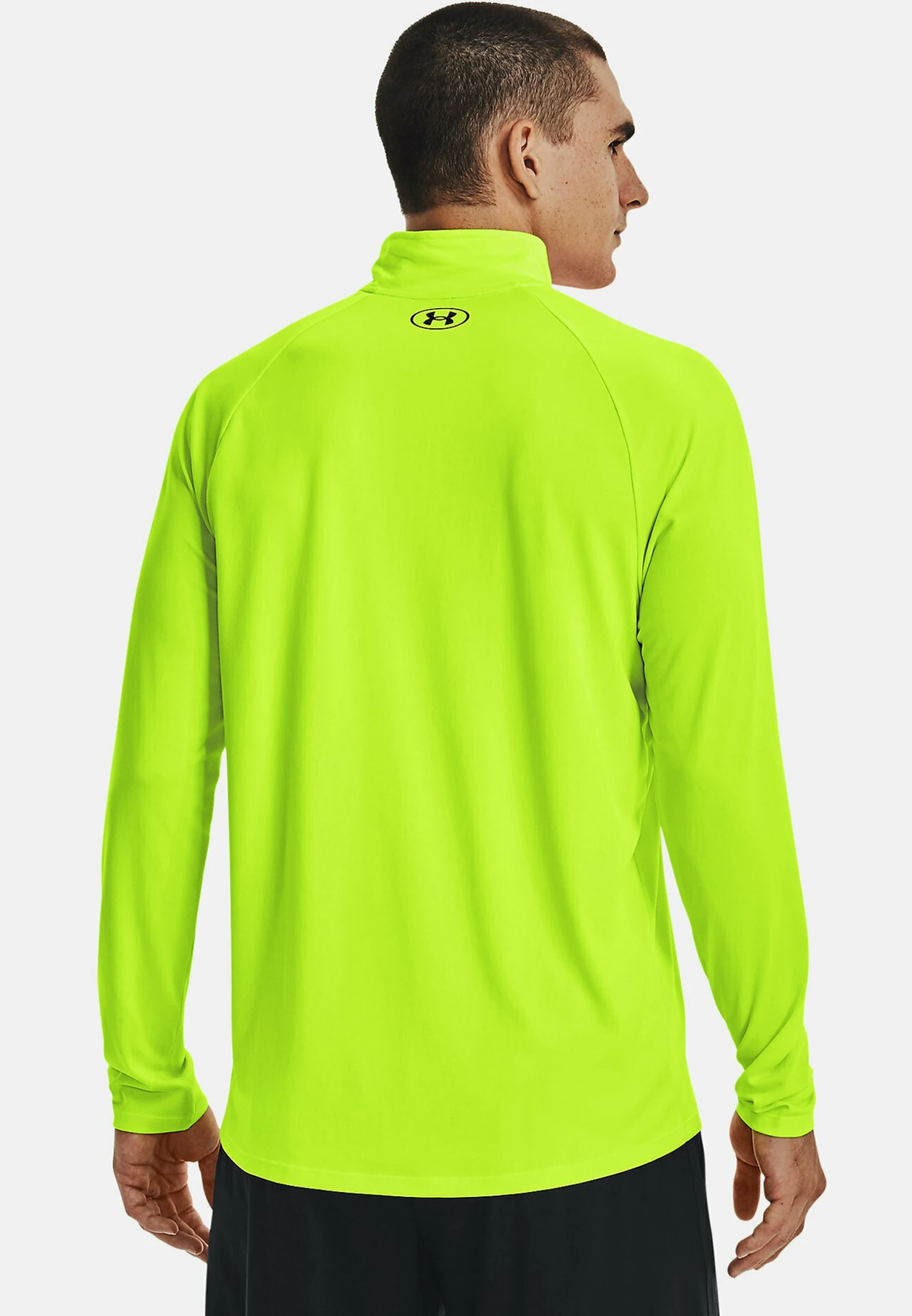 Under Armour Tech 1/2 Zip - Longsleeve - Lime Surge 5 Under Armour Tech 1/2 Zip - Longsleeve - Lime Surge - Afbeelding 3
