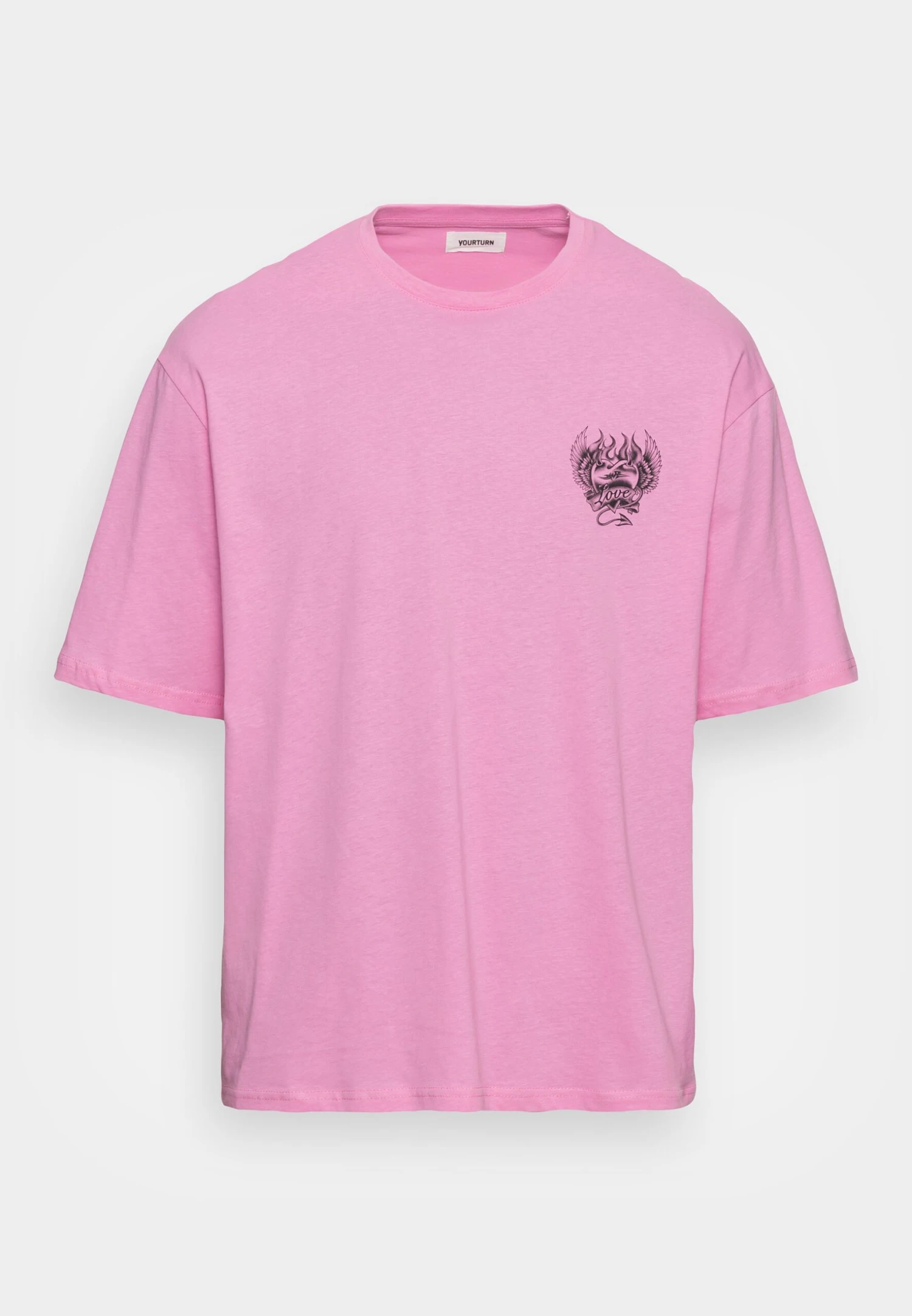 YOURTURN Unisex - T-Shirt Print - Pink 3 YOURTURN Unisex - T-Shirt Print - Pink